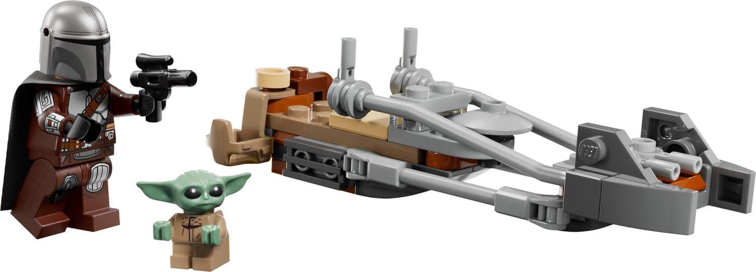 LEGO 75436 Star Wars Speeder Bike™ de The Mandalorian e Grogu (6+ anos - 58 peças)