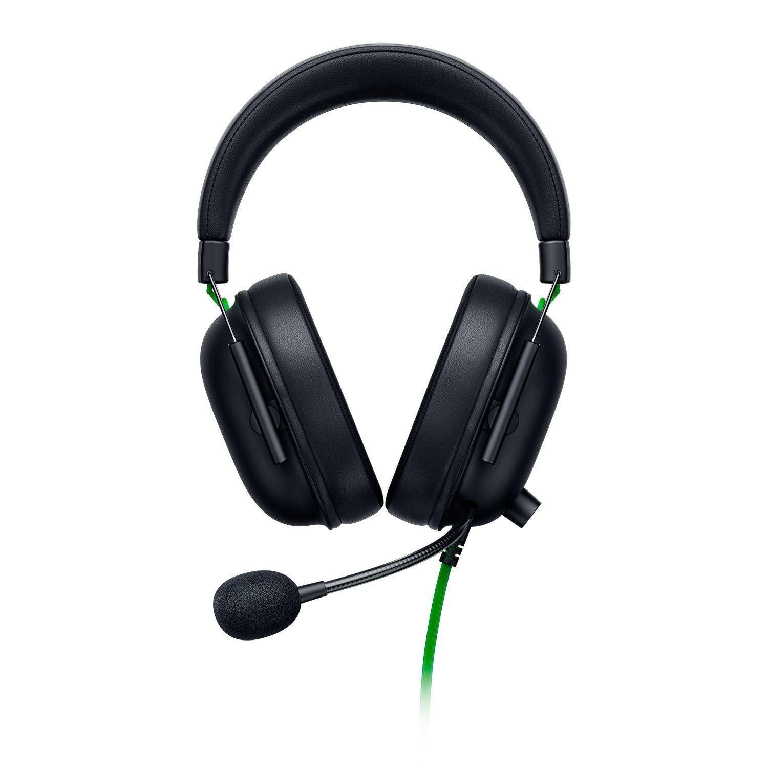 Headset Gaming RAZER BlackShark V2 X (Binaural - Com fios - Circum-aural - Preto e Verde) — miniatura 3