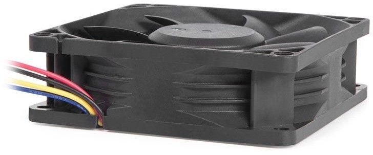 Ventoinha para Caixa de PC ALPHACOOL JE8025B12V (Preto) — miniatura 3