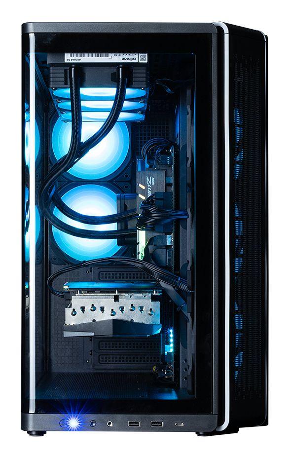 Caixa de Computador ZALMAN P60 Black (ATX, Mini-ITX - Midi Tower - Plástico, aço, vidro temperado - Preto) — miniatura 6