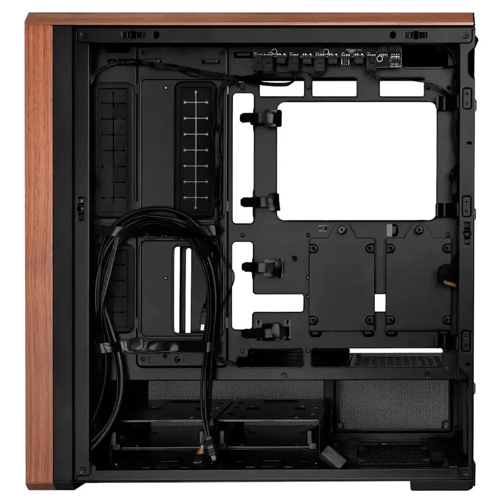 Caixa ATX LIAN LI Lancool 217 (ATX, EATX, SSI EEB - Mid Tower - 18 cm - Preto/Madeira) — miniatura 4