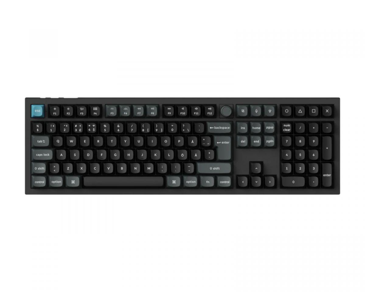 Teclado KEYCHRON Q6 Ultra 8K (DE - Keychron Silk POM Red - Completo - Preto)