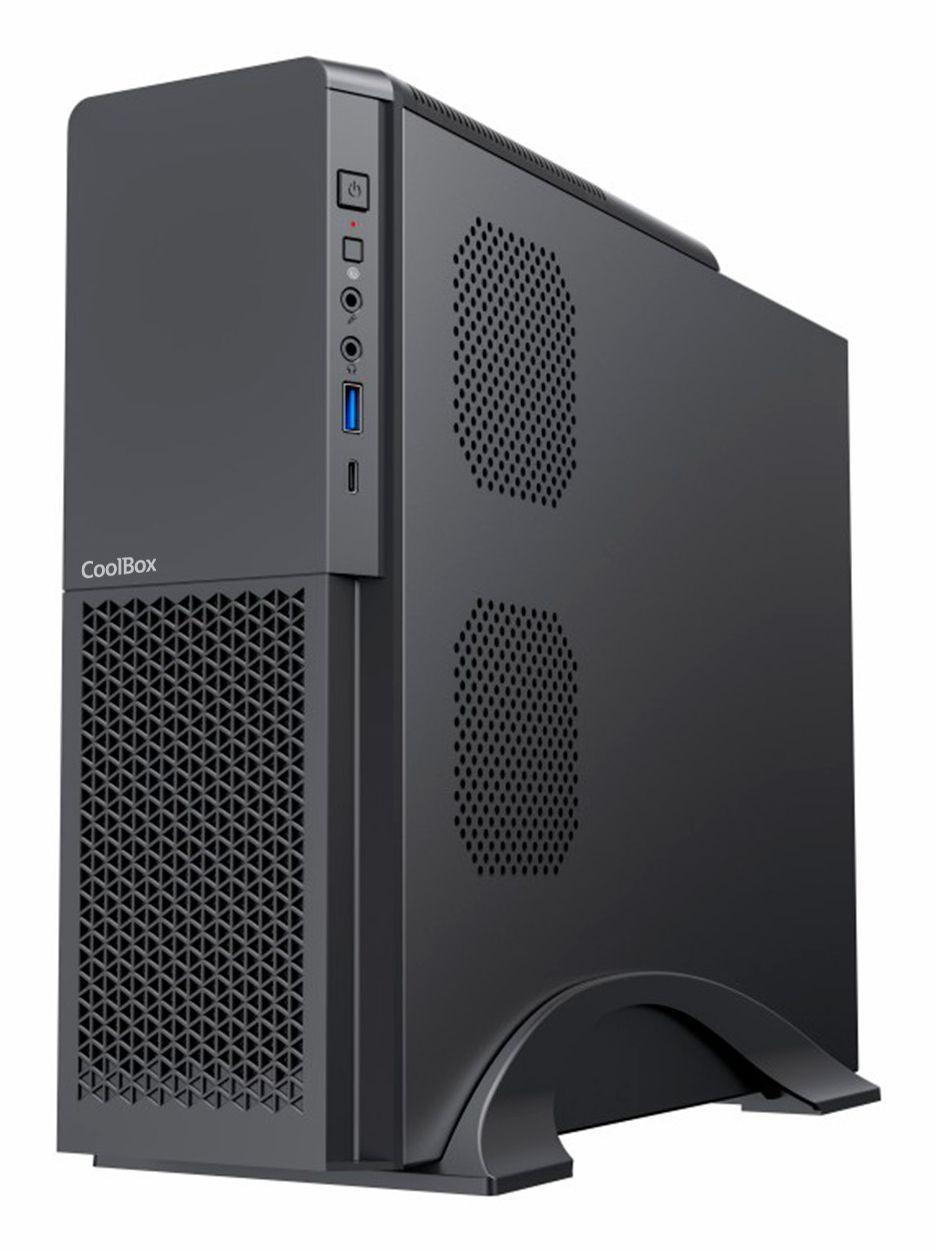 Caixa de Computador COOLBOX T313 Slim (Micro ATX, Mini-ITX - SFX - Micro Tower Slim - Preto) — miniatura 2