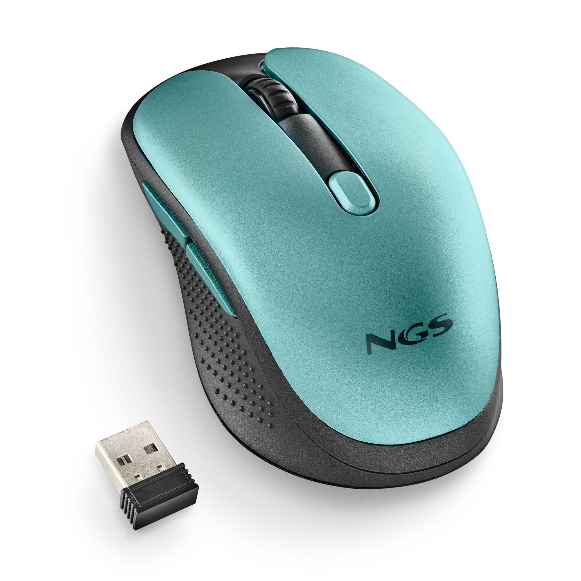 Rato NGS Evo Rust Ice (Mão direita - 1600 DPI - Ótico - Azul) — miniatura 5