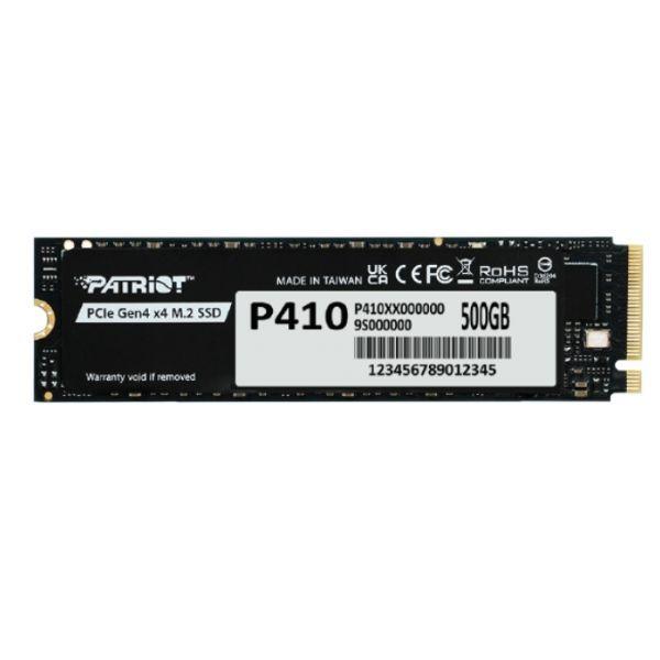 SSD PATRIOT P410 (500 GB - M.2 2280 - PCI Express NVMe)