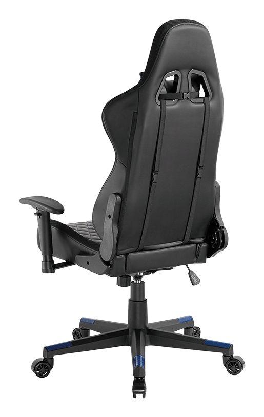 Cadeira Gaming LOGILINK EO0076 (150 kg - 133 cm - PVC, Couro - Preto e Vermelho) — miniatura 2