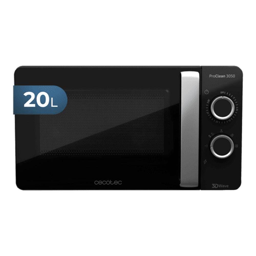 Micro-ondas de Bancada CECOTEC PROCLEAN3050 (700 W - 20 l - Rotativo - Preto) — miniatura 2