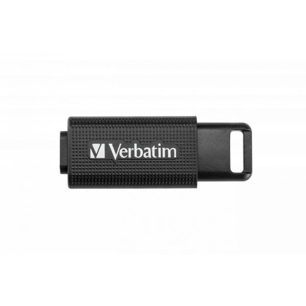 Pen USB VERBATIM Store 'n' Go 49457 (USB Type-C - 3.2 Gen 1 - Deslizante - Preto) — miniatura 3
