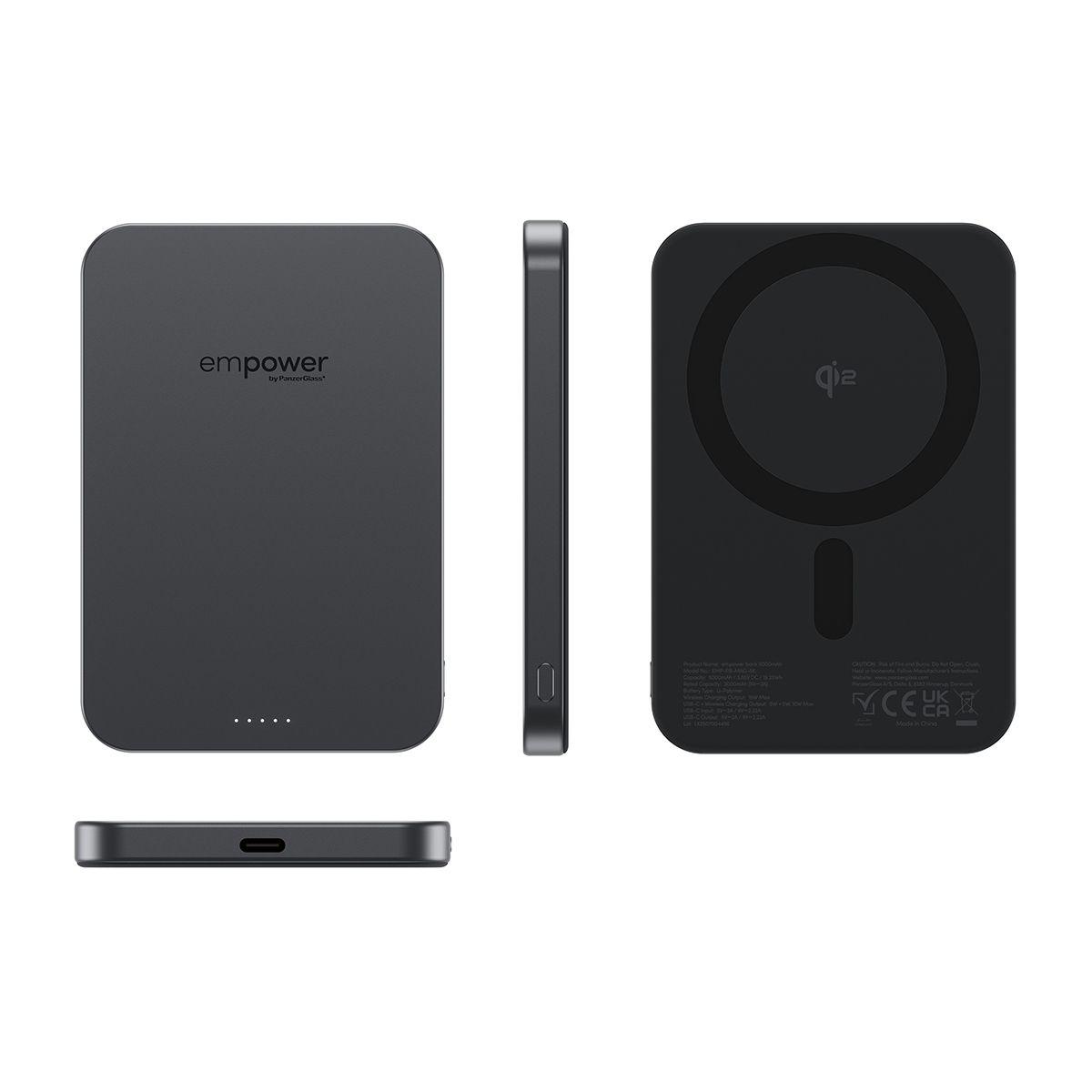 Bateria Externa PANZERGLASS empower™ Bank (5000 mAh - Preto), miniatura 5