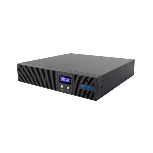 UPS Line-Interactive Rack PHASAK PH 7512 (Cabo de alimentação de energia - Cinzento)