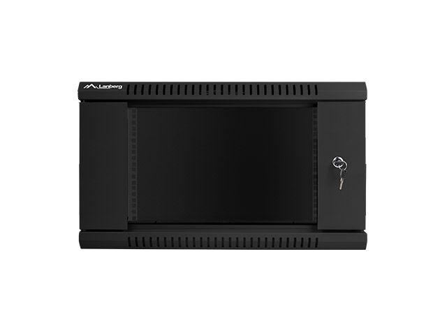 Armário Rack de Parede LANBERG WF01-6406-10B (6U - 19" - 600 x 450 mm - Preto)
