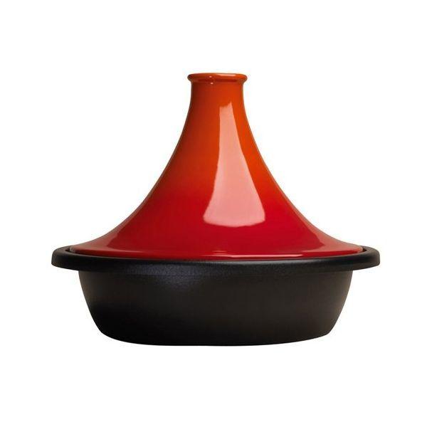 Tajine LE CREUSET 25138310900422 (Ferro fundido - 31 cm - Laranja)