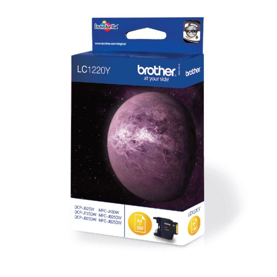 Tinteiro BROTHER LC1220Y (300 páginas - Amarelo), miniatura 2