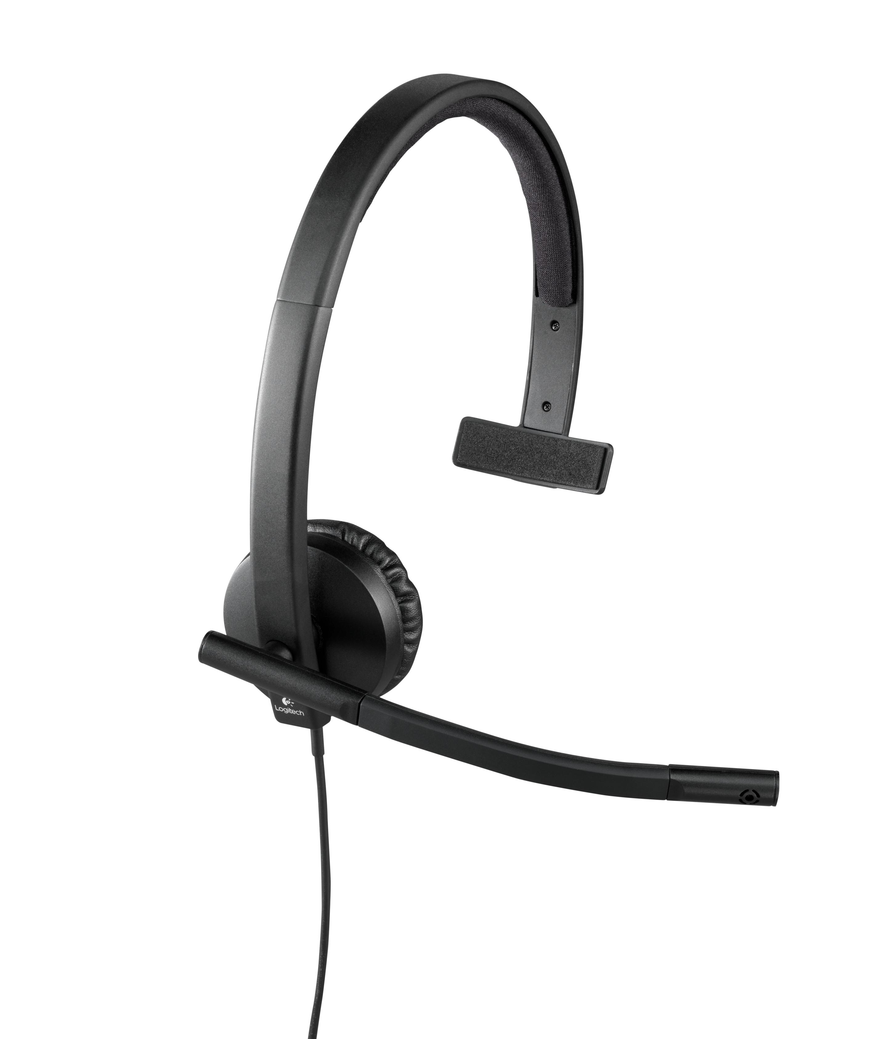 Headset LOGITECH H570e (Monofónico - Com fios - Supra-aural - Preto) — miniatura 2
