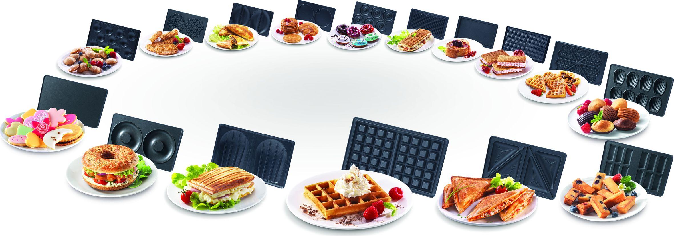 Sanduicheira TEFAL Snack Collection SW852D12 (Altura 36,1 cm - Preto/Inox), miniatura 7