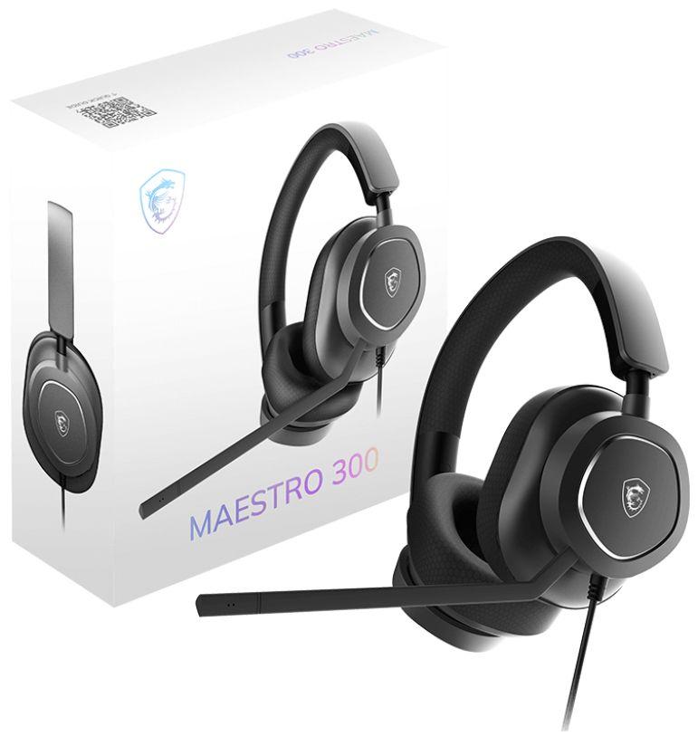 Headset Gaming MSI Maestro 300 (Windows 10, Windows 11 - Preto), miniatura 5
