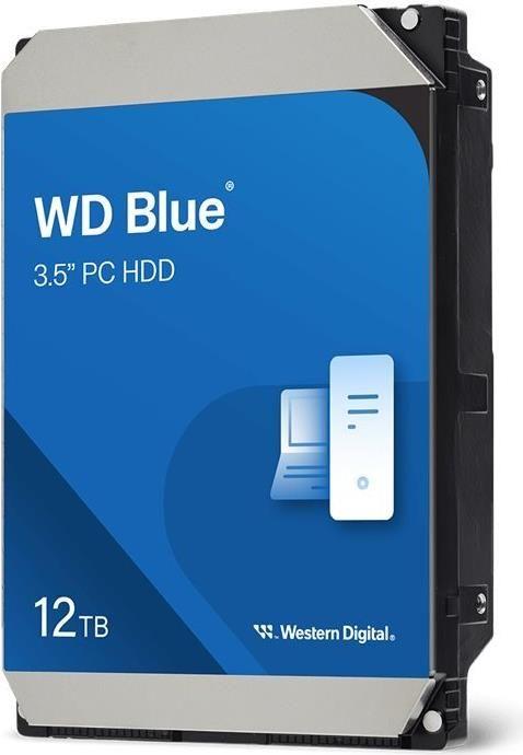 Disco Rígido Interno WESTERN DIGITAL WD Blue WD120EAGZ (12 TB - 3,5" - SATA)