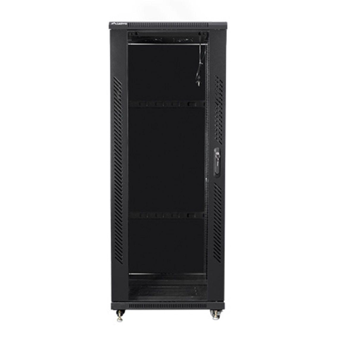 Armário Rack de Chão LANBERG FF01-6632-12B (32U - 19" - 600 x 600 x 1603 mm - Preto)
