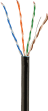 Cabo de Rede Exterior GEMBIRD FPC-5051GE-SO-OUT (305 m - Cat5e - Preto)