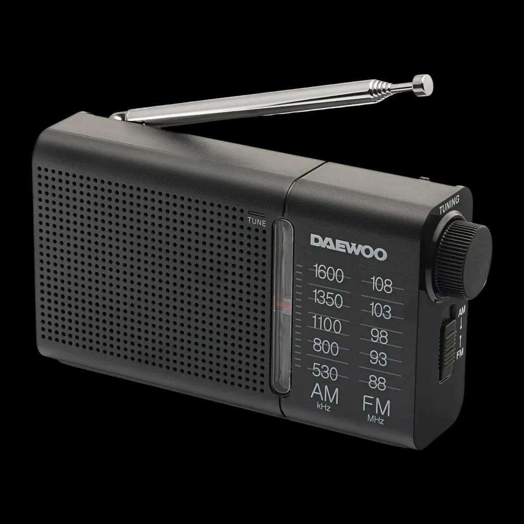 Rádio Portátil DAEWOO DW1119 (Jack de 3,5 mm - Preto), miniatura 3