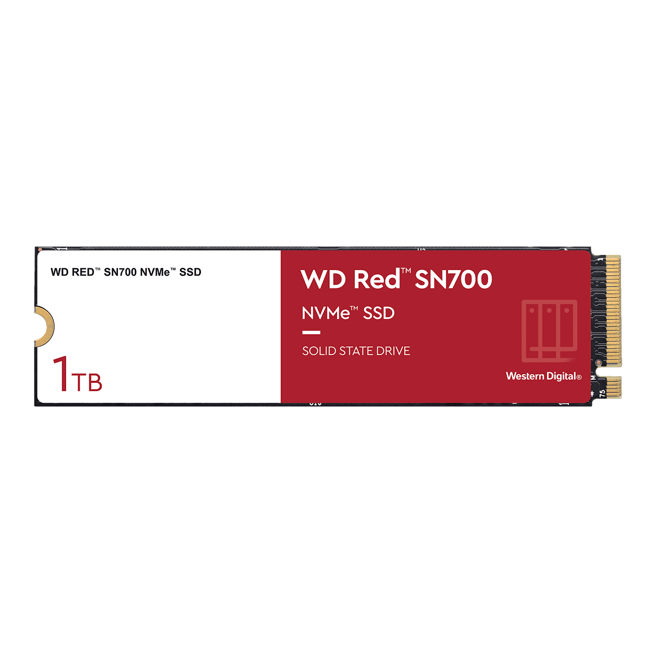 Disco SSD WESTERN DIGITAL Red SN700 WDS100T1R0C (1 TB - M.2 - PCIe 3.0 NVMe)