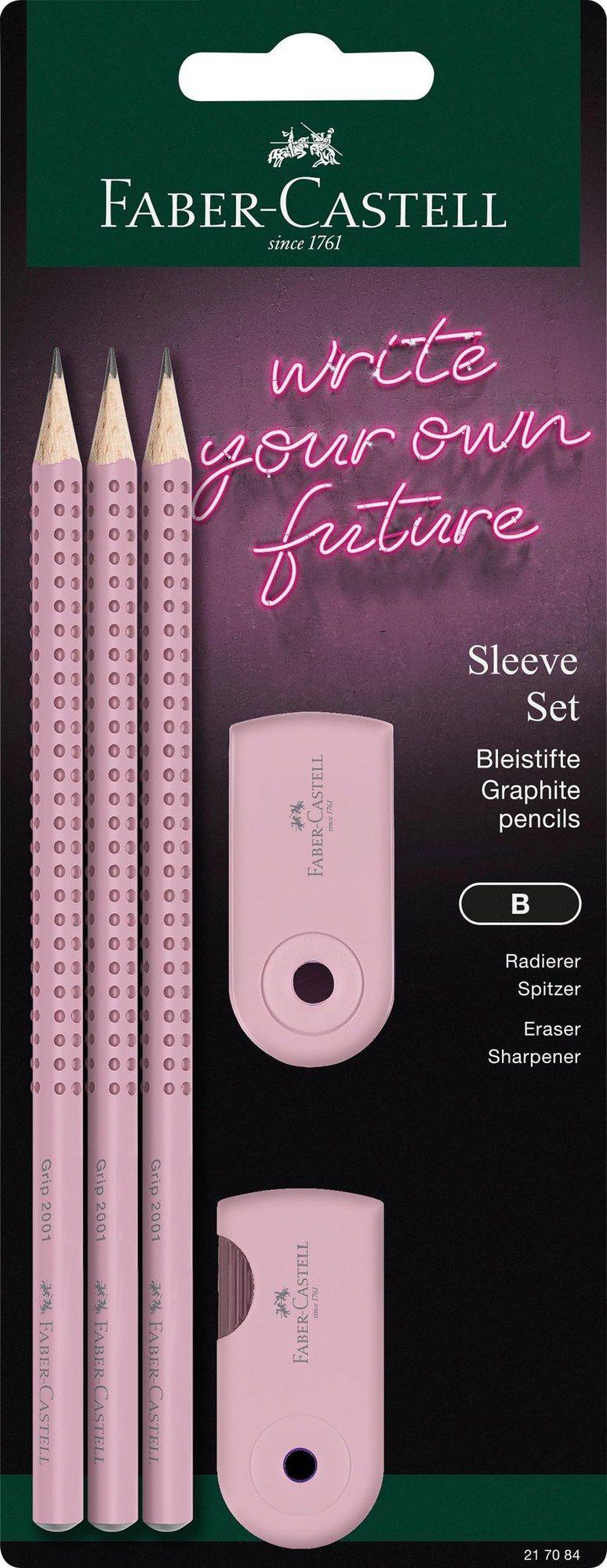Conjunto de Lápis FABER-CASTELL Sleeve 217084 (Rosa)