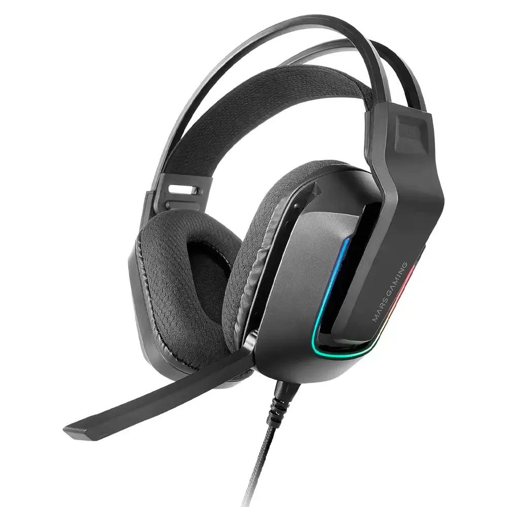 Headset Gaming MARS GAMING MH-STRIKE (Binaural - Com fios - Circum-aural - Preto) — miniatura 3