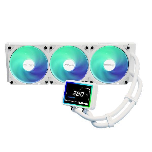 Sistema de Arrefecimento Líquido ASROCK Challenger 360 Digital ARGB (Âmbar, Azul, Verde, Vermelho - Branco) — miniatura 3