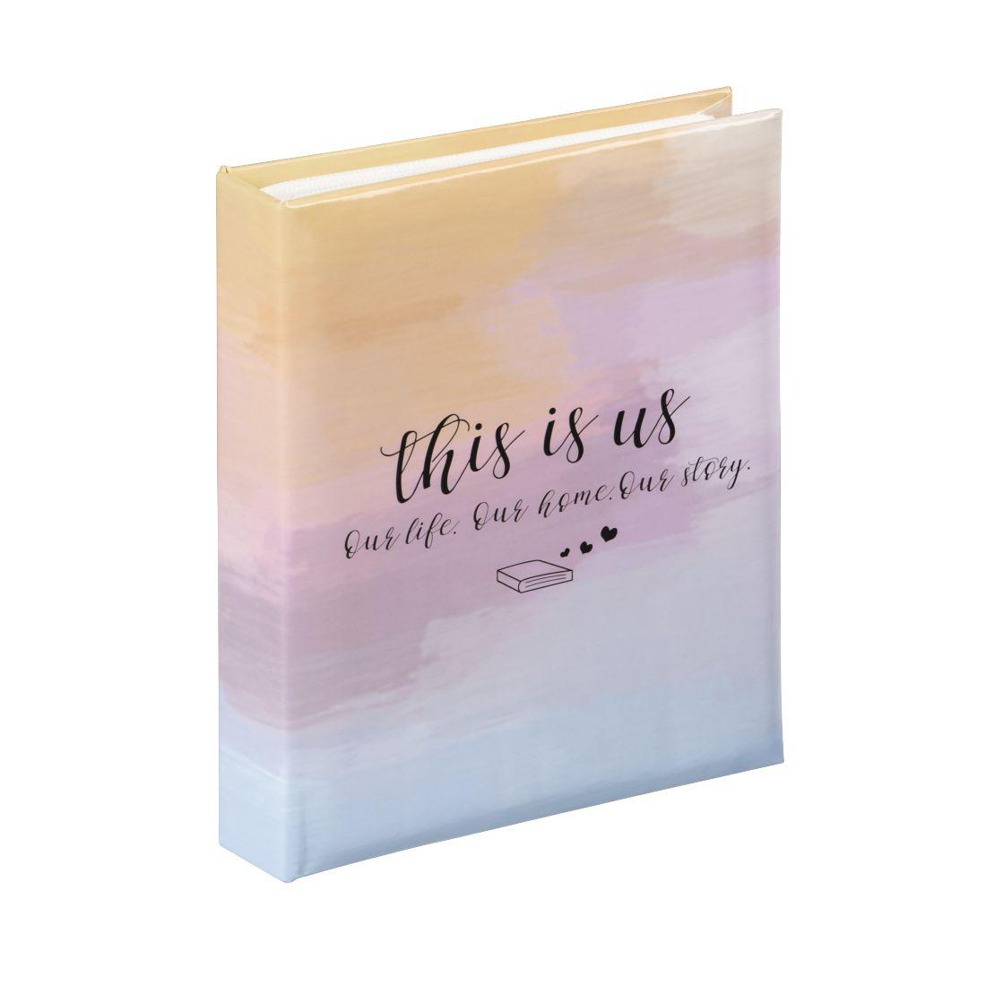 Álbum de Fotografias HAMA Letterings US 3895 (Azul, Laranja e Roxo)