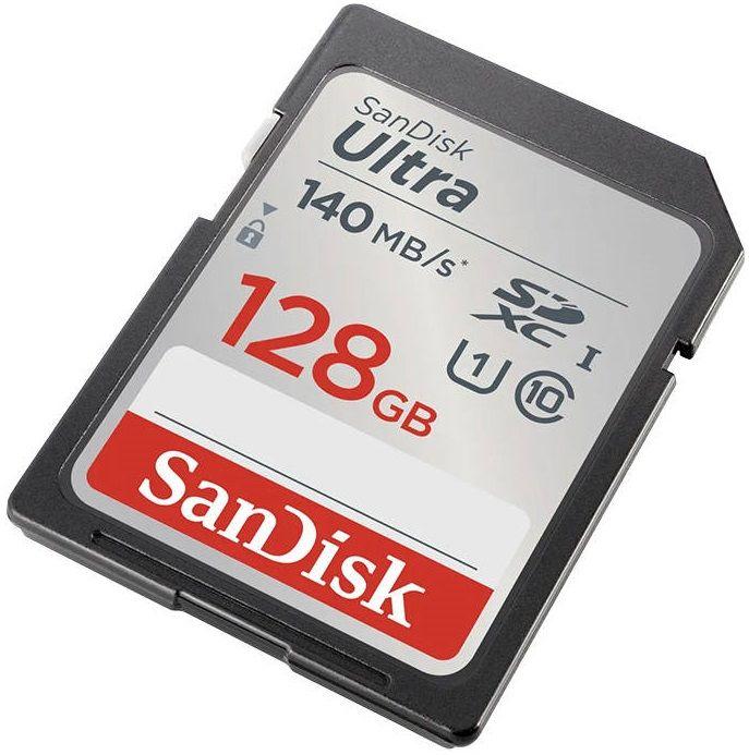Cartão de Memória SANDISK Ultra SDSDUNB-128G-GN6IN (128GB - Classe 10 - Até 140 MB/s - Preto), miniatura 3