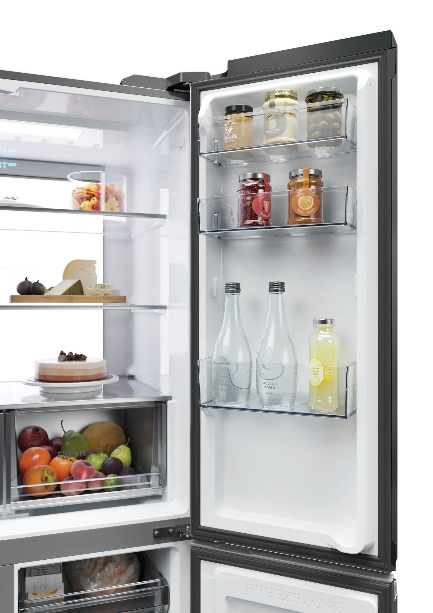 Frigorífico Americano Independente HAIER HCR79F19CNMD (642 L - 191x91x75 cm - Platina/Inox), miniatura 9