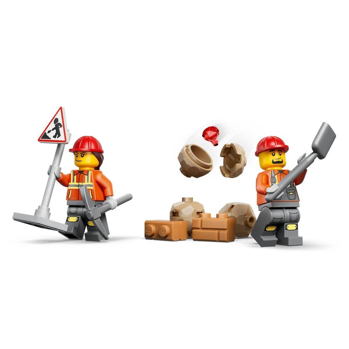 LEGO 60480 City Retroescavadora Amarela (7+ anos - 301 peças), miniatura 6