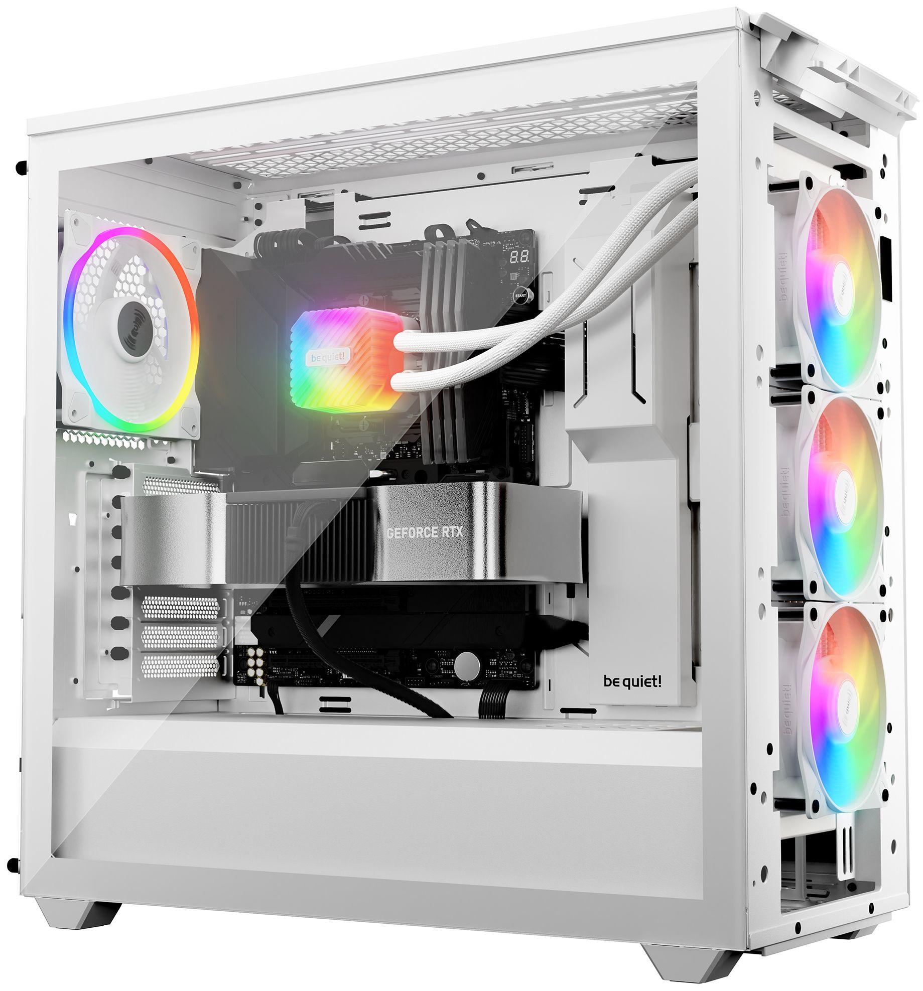 Refrigerador Líquido All-in-One BE QUIET! LIGHT LOOP 360mm (120 mm - 3 ventoinhas - 2100 RPM - Branco), miniatura 5