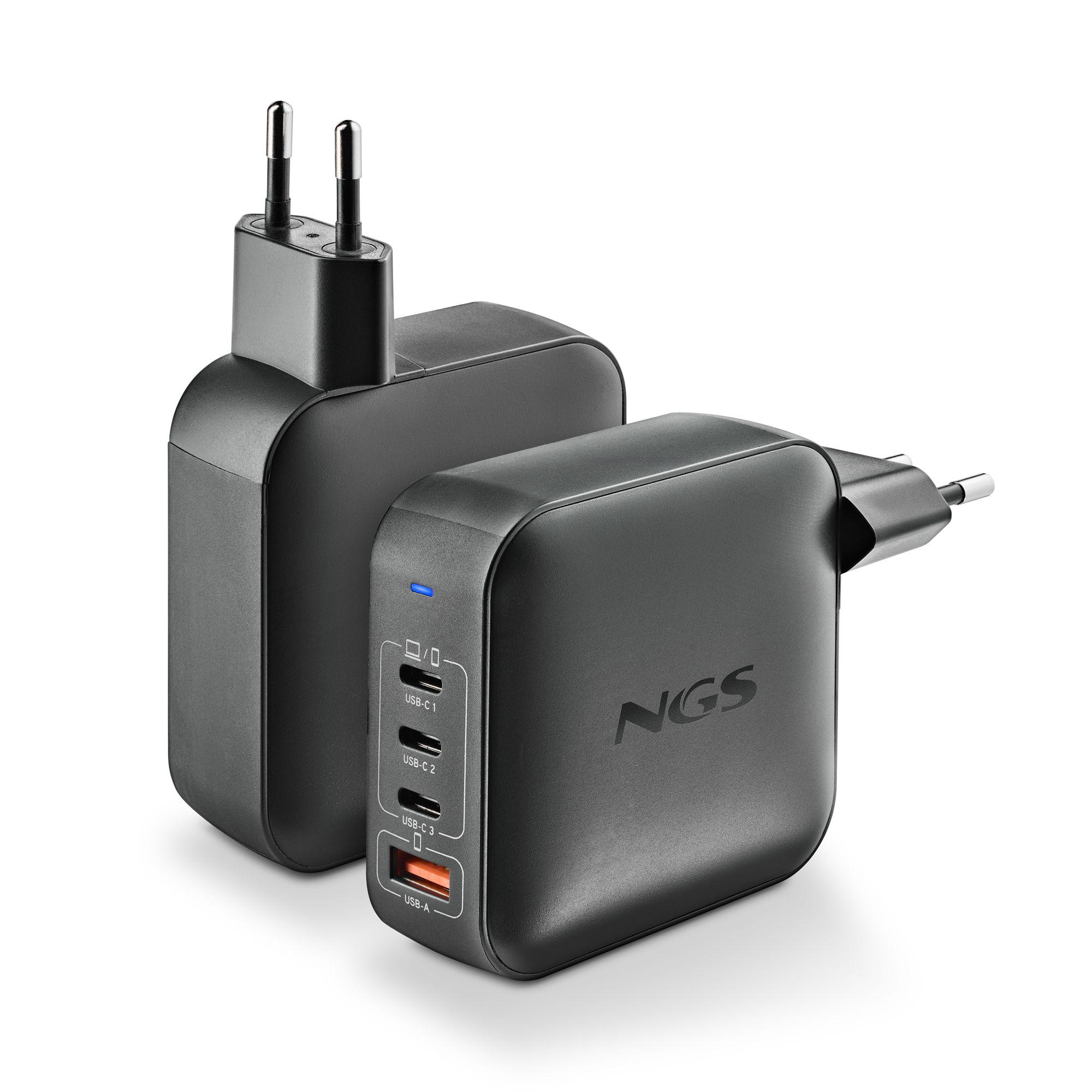 Carregador de Parede NGS BUD 165W (165 W - Universal - AC - Preto), miniatura 2