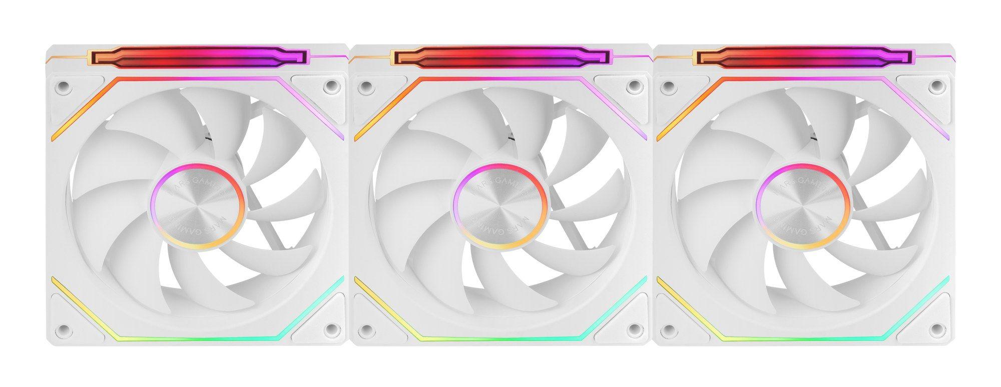 Kit de 3 Ventoinhas MARS GAMING MF-LINKFINITYKIT2W (Multi - Branco)