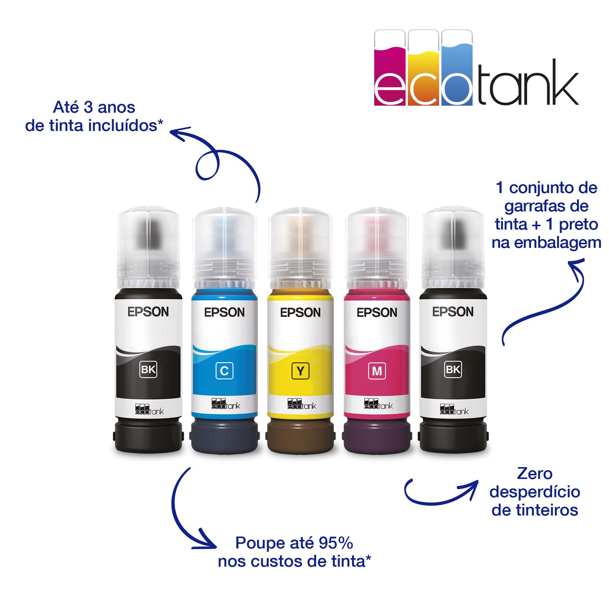 Impressora Jato de Tinta EPSON EcoTank ET-14100 (A3 - Wi-Fi, Wi-Fi Direct - USB - Preto) — miniatura 8