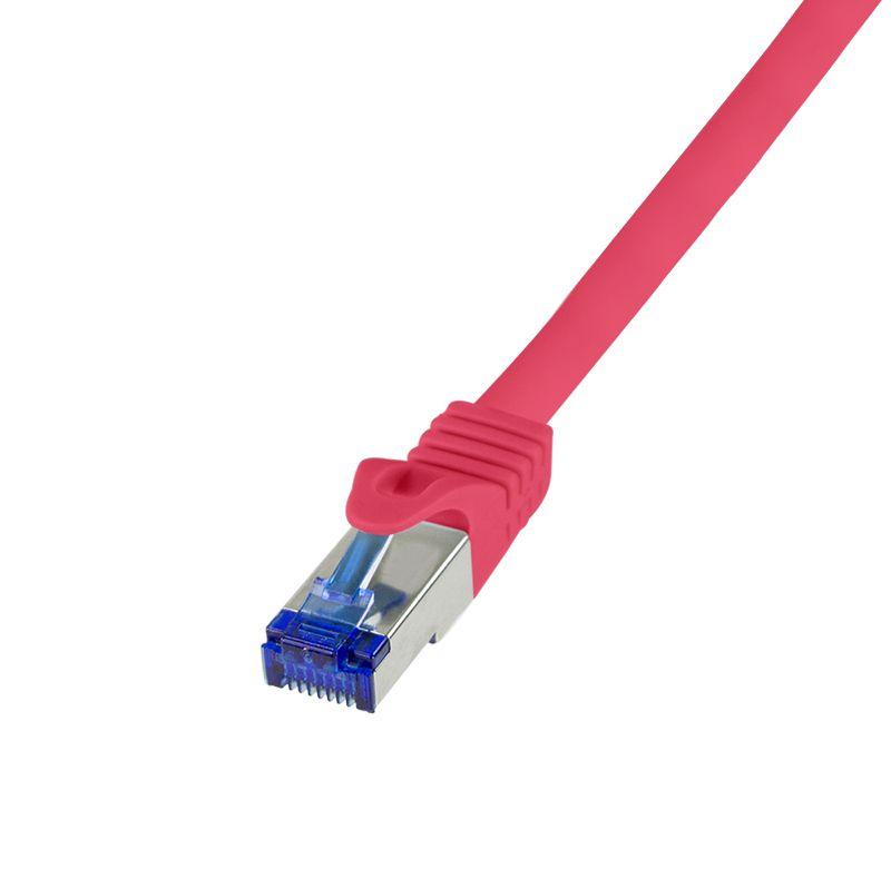 Cabo de Rede RJ45 LOGILINK C6A024S (0,5 m - Cat6A - RJ-45 - Vermelho)