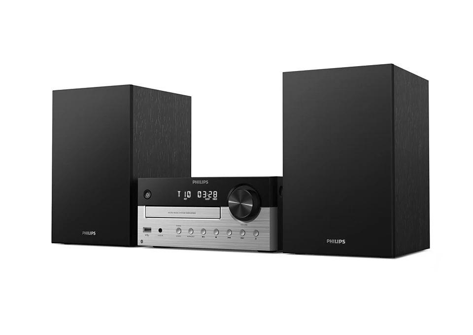 Sistema Micro PHILIPS TAM4205M2/12 (80 W - Preto e Prateado), miniatura 3