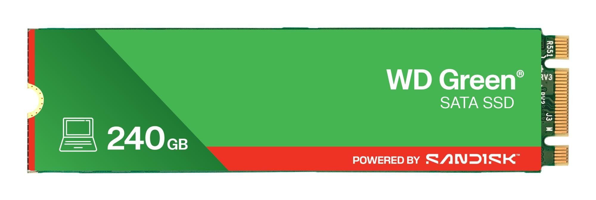 SSD WESTERN DIGITAL Green WDS240G3G0B (240 GB - M.2 2280 - Serial ATA III), miniatura 2