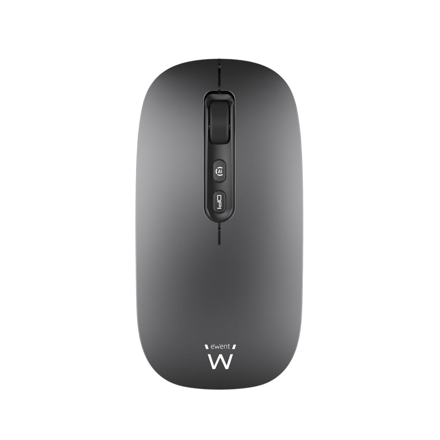 Rato EWENT EW3207 (Ambidestro - 1600 DPI - Ótico - Preto)