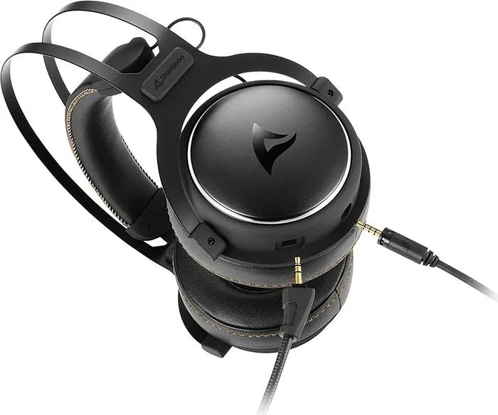 Headset Gaming SHARKOON SKILLER SGH50 (Binaural - Com fios - Circum-aural - Preto e Branco), miniatura 4