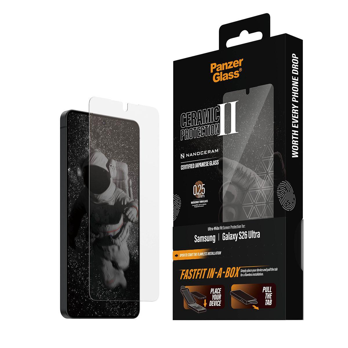 Protetor de Ecrã PANZERGLASS Ceramic para Samsung Galaxy S26 Ultra (Samsung Galaxy S26 Ultra - Samsung - Transparente), miniatura 6