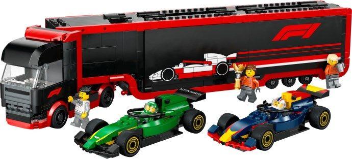 LEGO 60445 City Camião de F1® com Carros de F1® RB20 e AMR24 (8+ anos - 1086 peças), miniatura 2