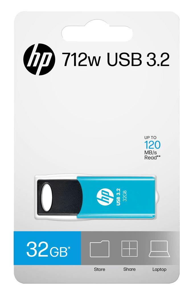 Memória USB HP 712w (Deslizante - USB Type-A - 3.2 Gen 1 - Azul), miniatura 5