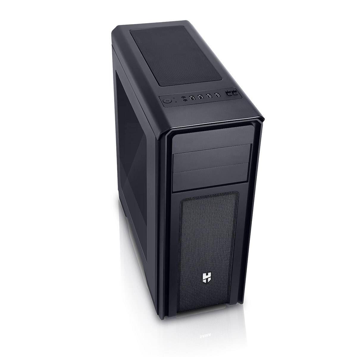 Caixa PC NOX Hummer ZX (Preto), miniatura 3