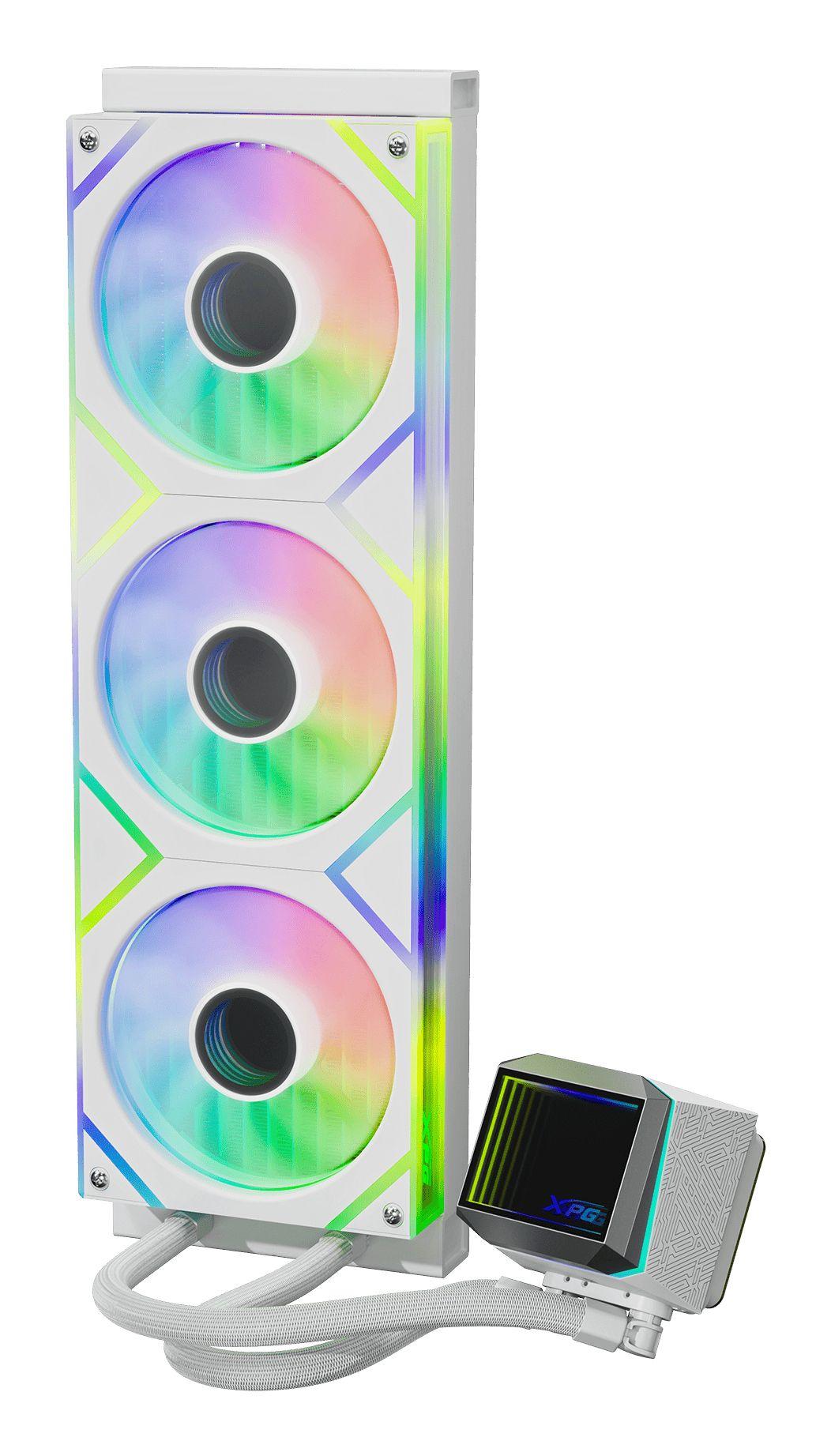 Refrigeração Líquida CPU XPG LEVANTE II 360 ARGB (120 mm - 2000 RPM - Multi - Branco) — miniatura 3