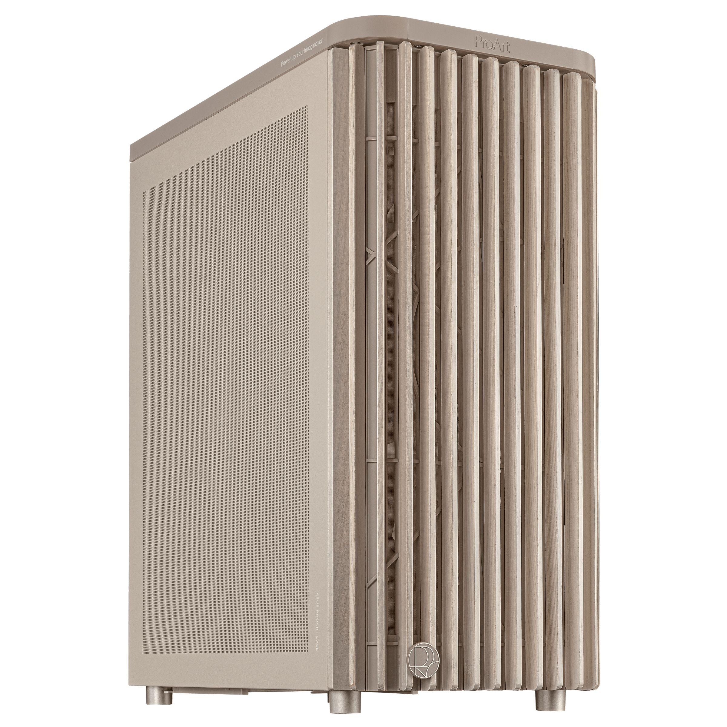 Caixa PC ASUS ProArt PA401 Wood Mesh PWM (Tower - Madeira - 16 cm - Bege)
