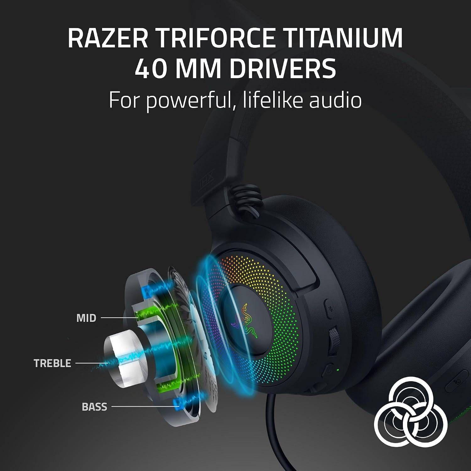 Headset Gaming RAZER Kraken Kitty V3 Pro (Binaural - Com fios e sem fios - Circum-aural - Preto), miniatura 6