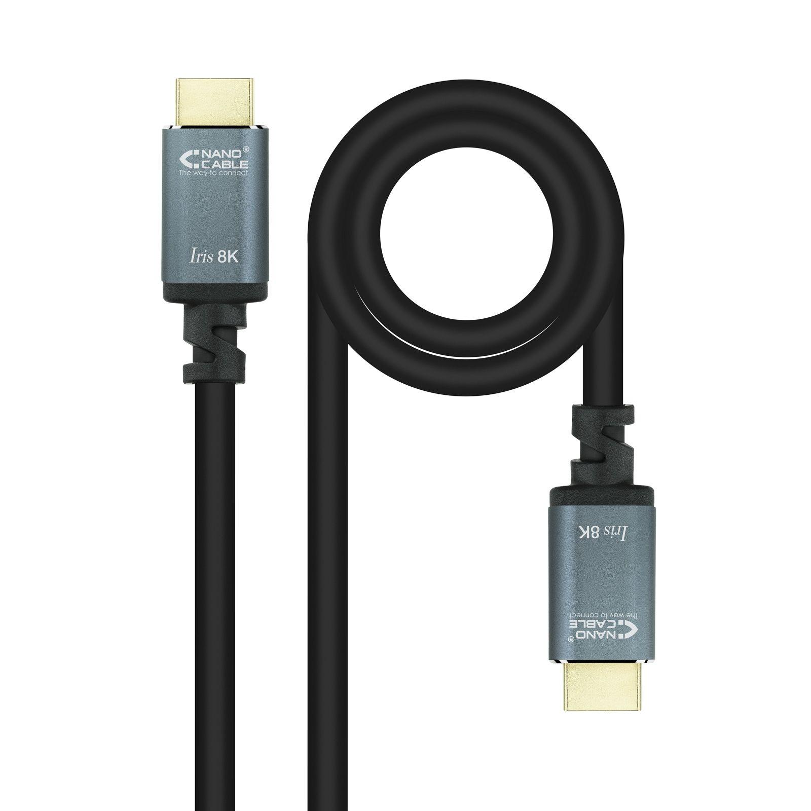 Cabo HDMI NANOCABLE 10.15.8005 (5 m - 120 Hz - HDMI Type A - Preto)