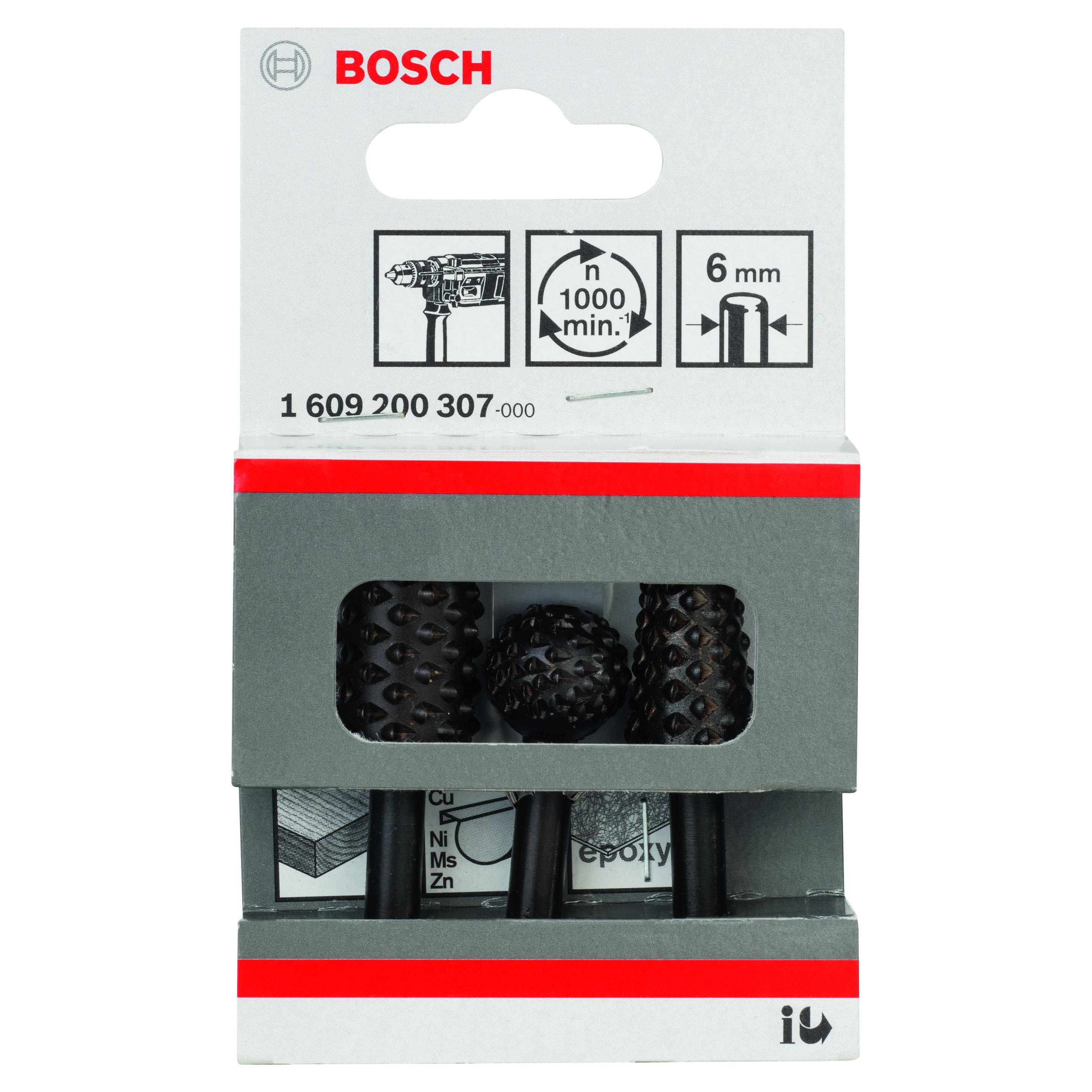 Conjunto de Fresas para Tupia Manual BOSCH 1609200307 (Aço), miniatura 3